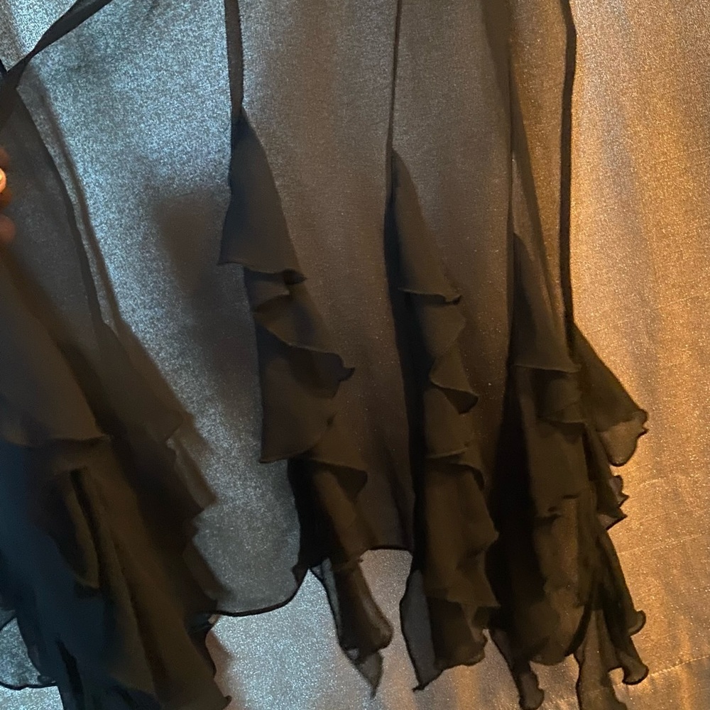 Worthington black full wrap shawl - Picture 5 of 15